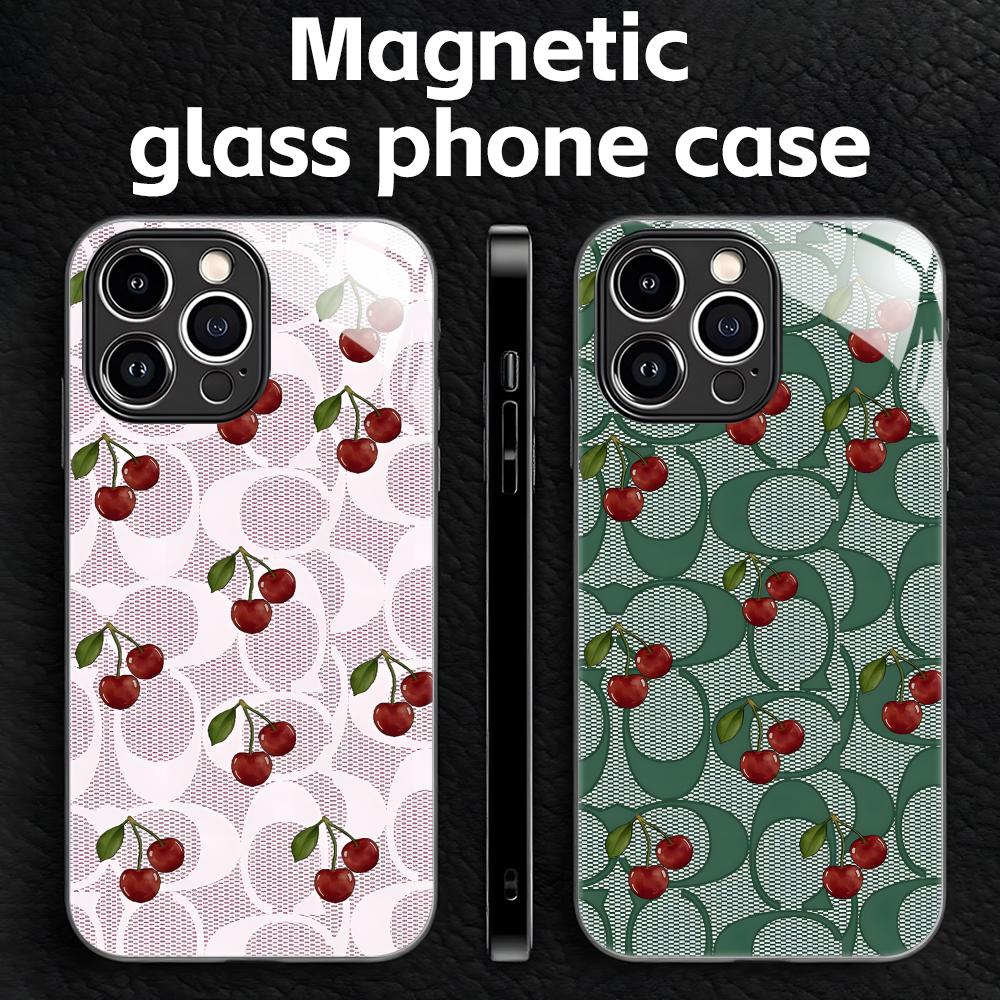 Phone Cases Xr Iphone - غطاء هاتف فاخر بنقشة الكرز لأجهزة