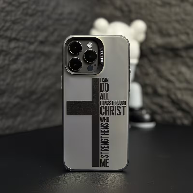 Phone Cases Xr Iphone - جراب هاتف بتصميم صليب ومضاد للبصمات
