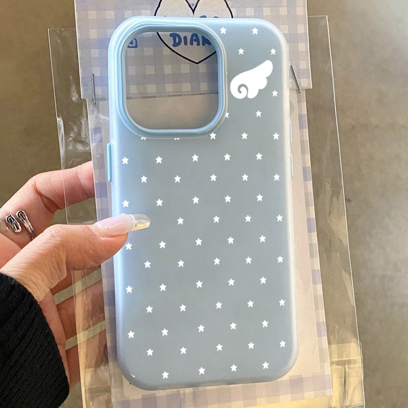 Phone Cases Xiaomi 15 - غطاء هاتف كوري أنيق بتصميم أجنحة