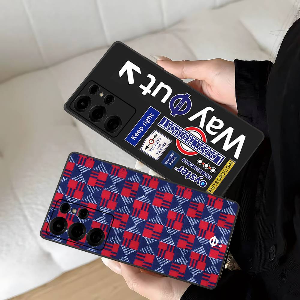 Phone Cases London - حافظة هاتف L-London U-Underground لهواتف سامسونج