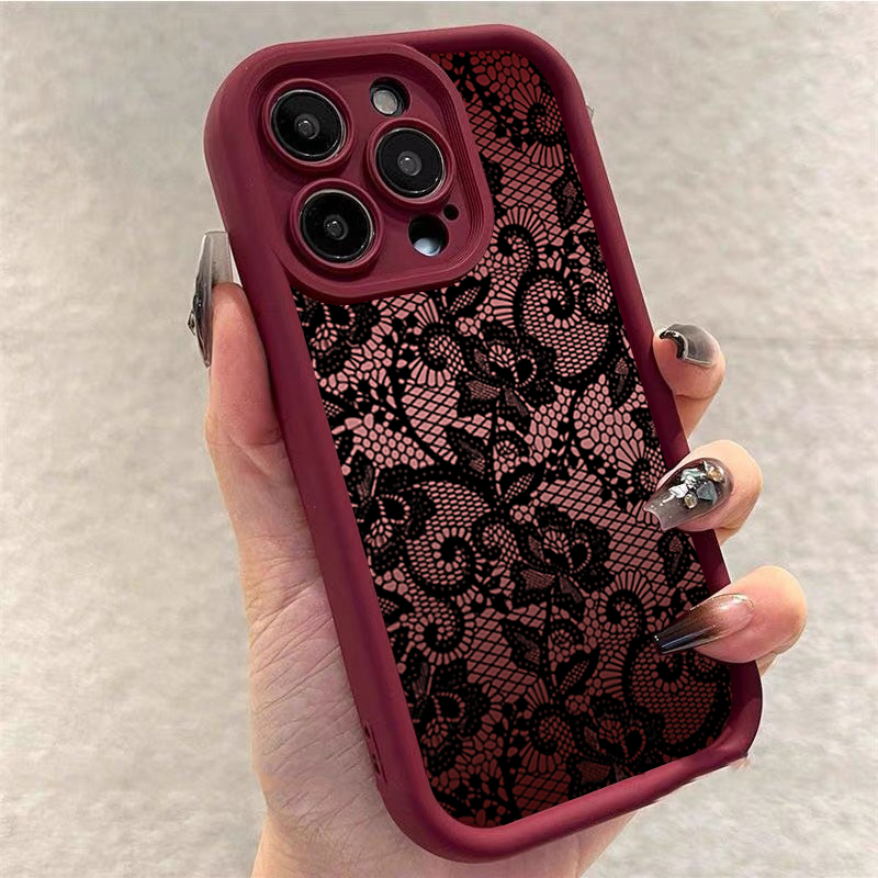 غطاء هاتف أنيق مزخرف بالدانتيل - مراجعة Phone Cases Xr Iphone وسعره