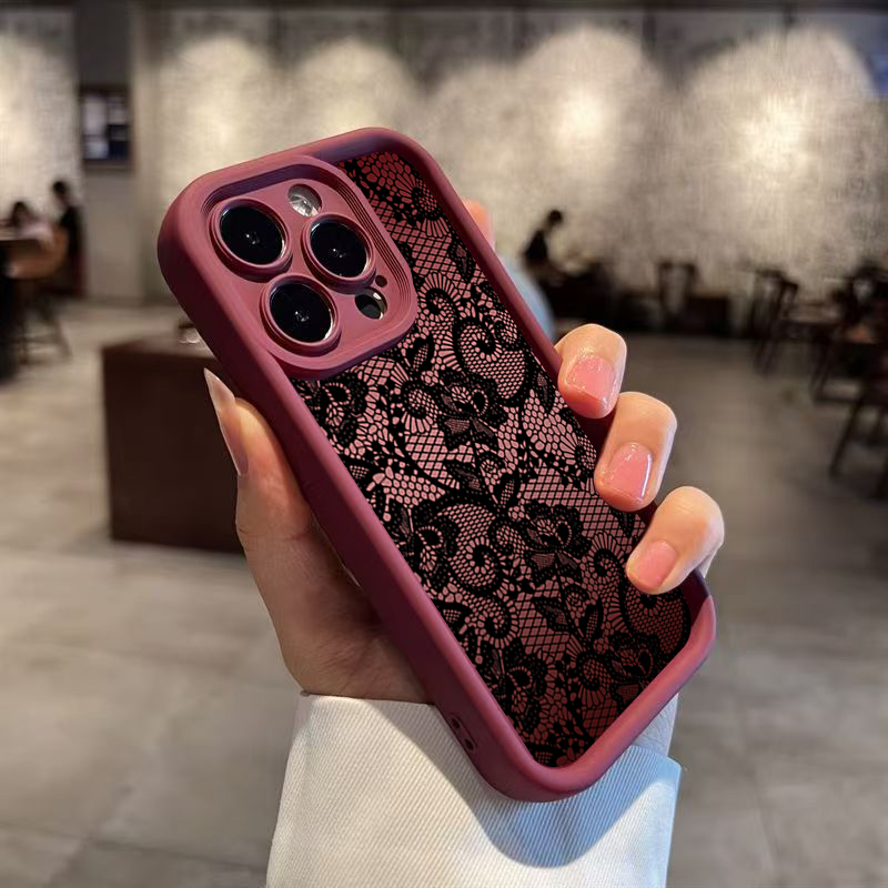 غطاء هاتف أنيق مزخرف بالدانتيل - مراجعة Phone Cases Xr Iphone وسعره