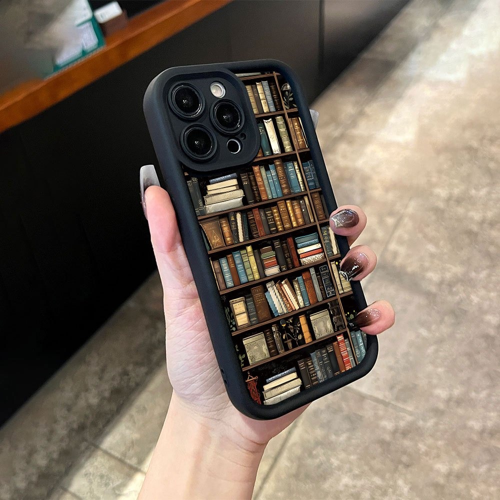 غطاء هاتف بتصميم رف كتب إبداعي - مراجعة Phone Cases Iphone 13 وسعره