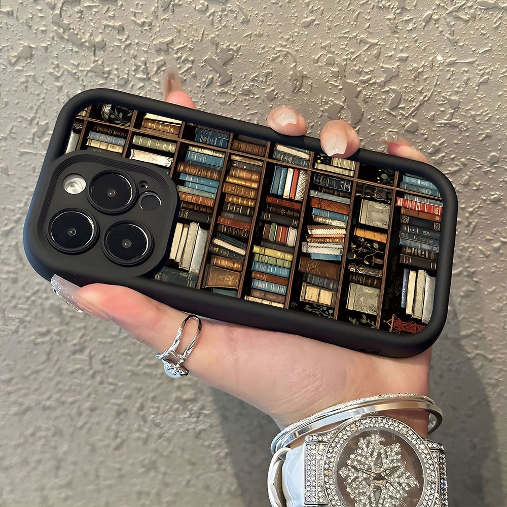 غطاء هاتف بتصميم رف كتب إبداعي - مراجعة Phone Cases Iphone 13 وسعره
