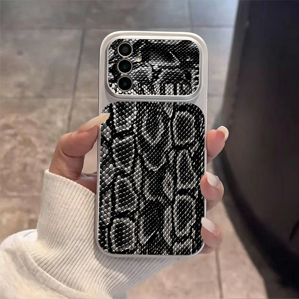 غطاء هاتف بنقشة جلد الثعبان مع - مراجعة Phone Cases Galaxy A16 5G وسعره