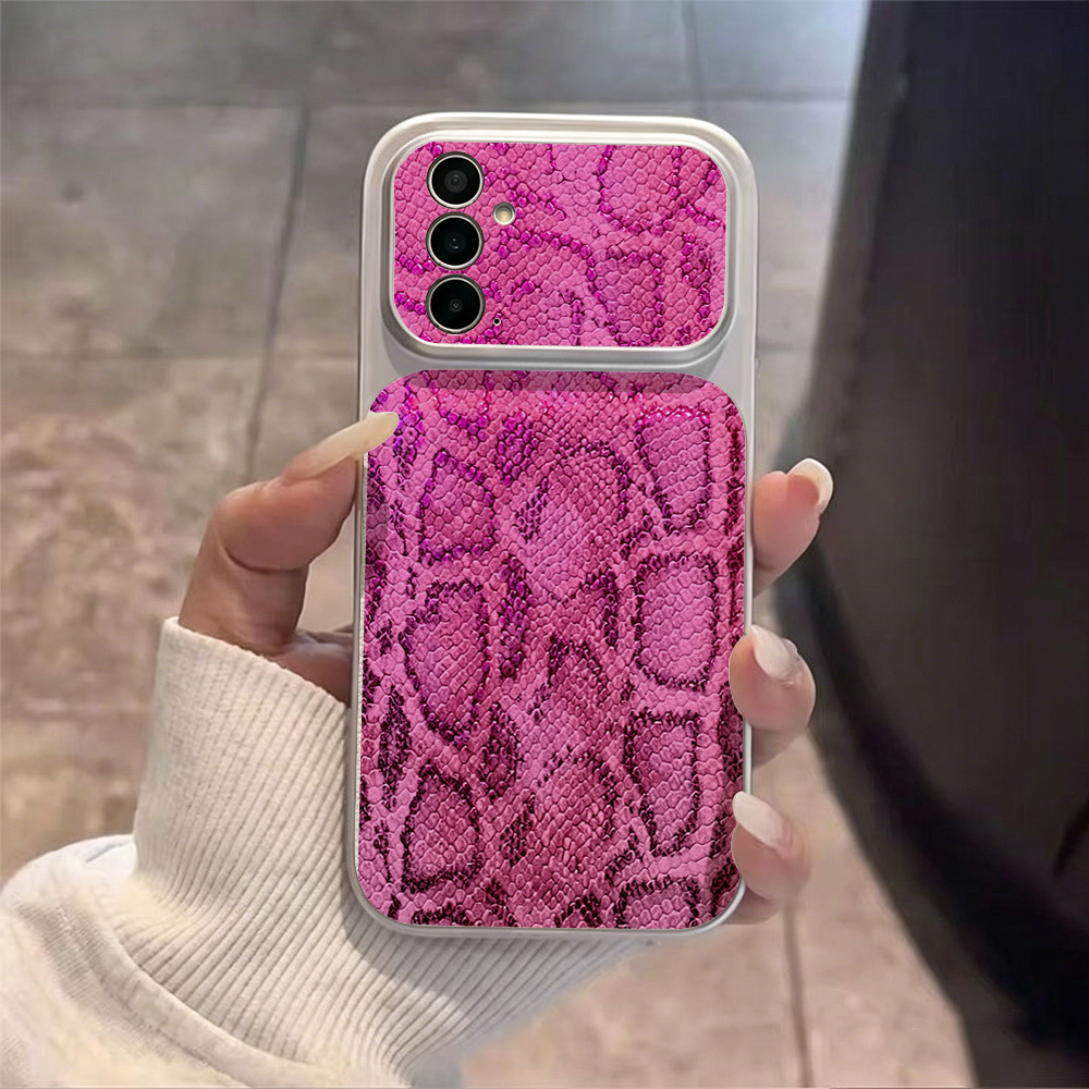 غطاء هاتف بنقشة جلد الثعبان مع - مراجعة Phone Cases Galaxy A16 5G وسعره