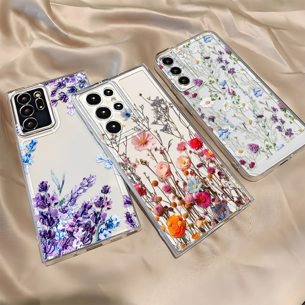 غطاء هاتف مزين بالزهور لسامسون - مراجعة Phone Cases Galaxy A16 5G وسعره