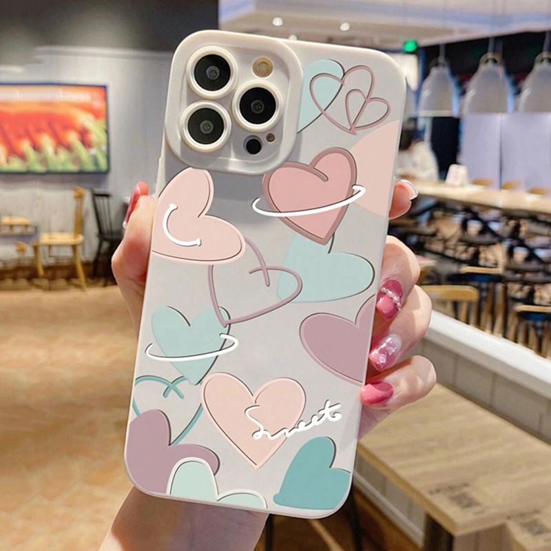 غطاء هاتف جديد بتصميم قلب من م - مراجعة Phone Cases Xr Iphone وسعره
