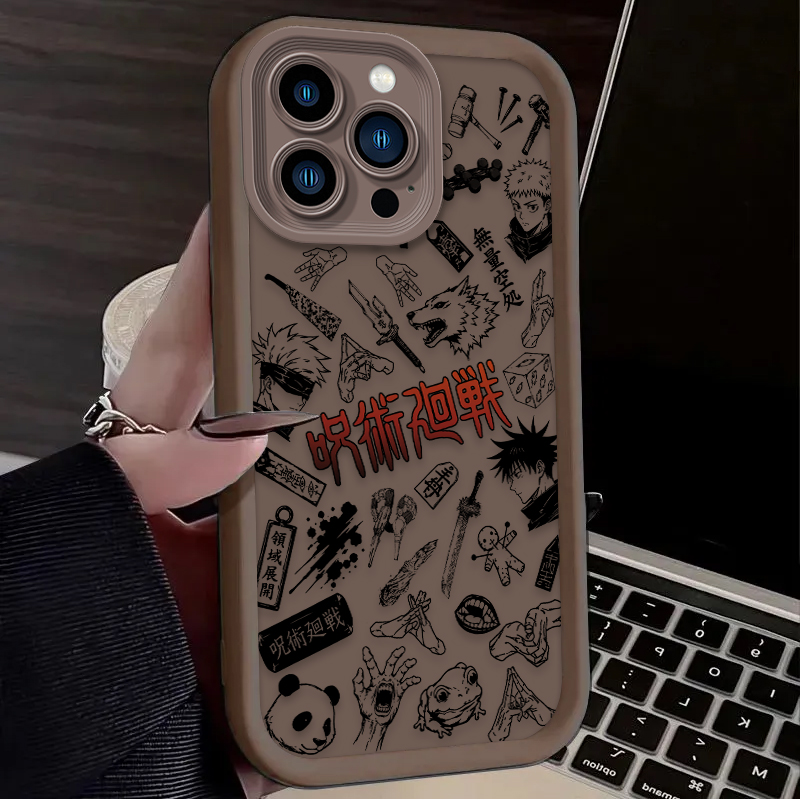 غطاء هاتف إبداعي بتصميم أنمي ج - مراجعة Phone Cases Jujutsu Kaisen وسعره