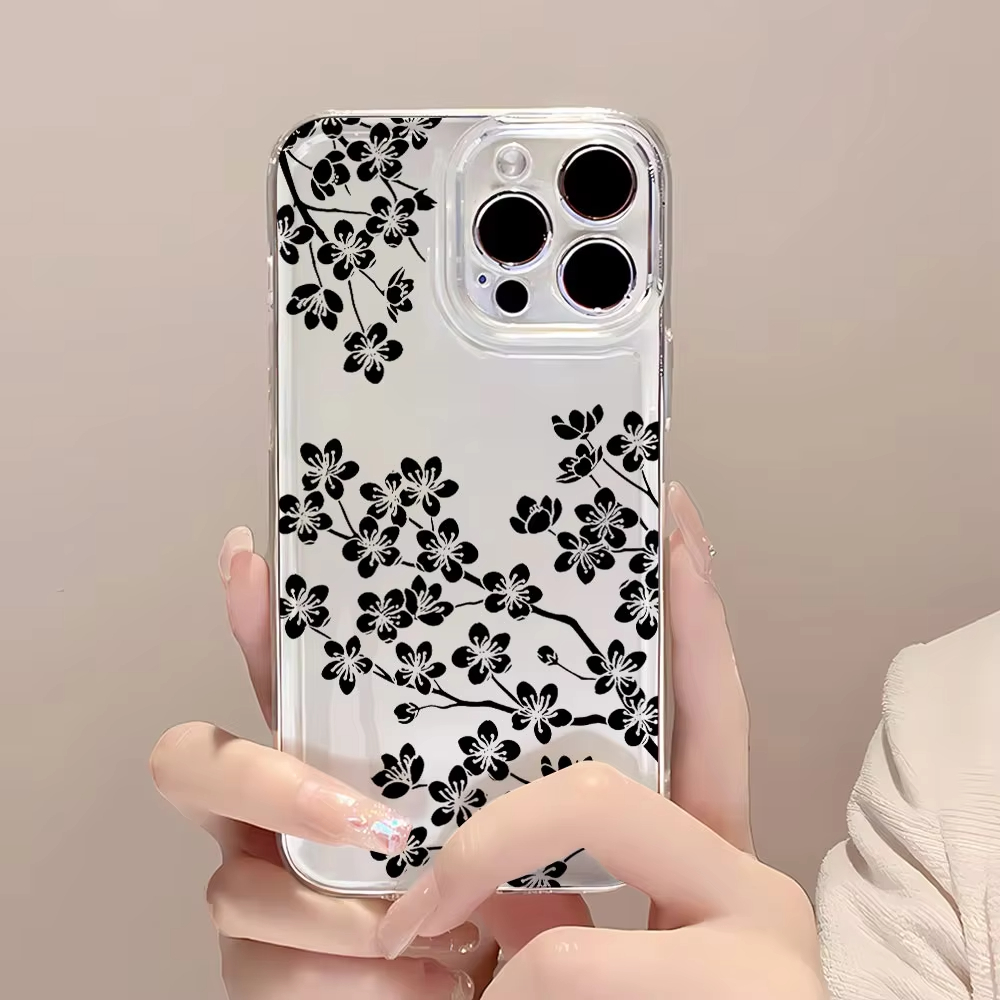غطاء هاتف شفاف بتصميم زهري أسو - مراجعة Phone Cases Xiaomi 15 وسعره