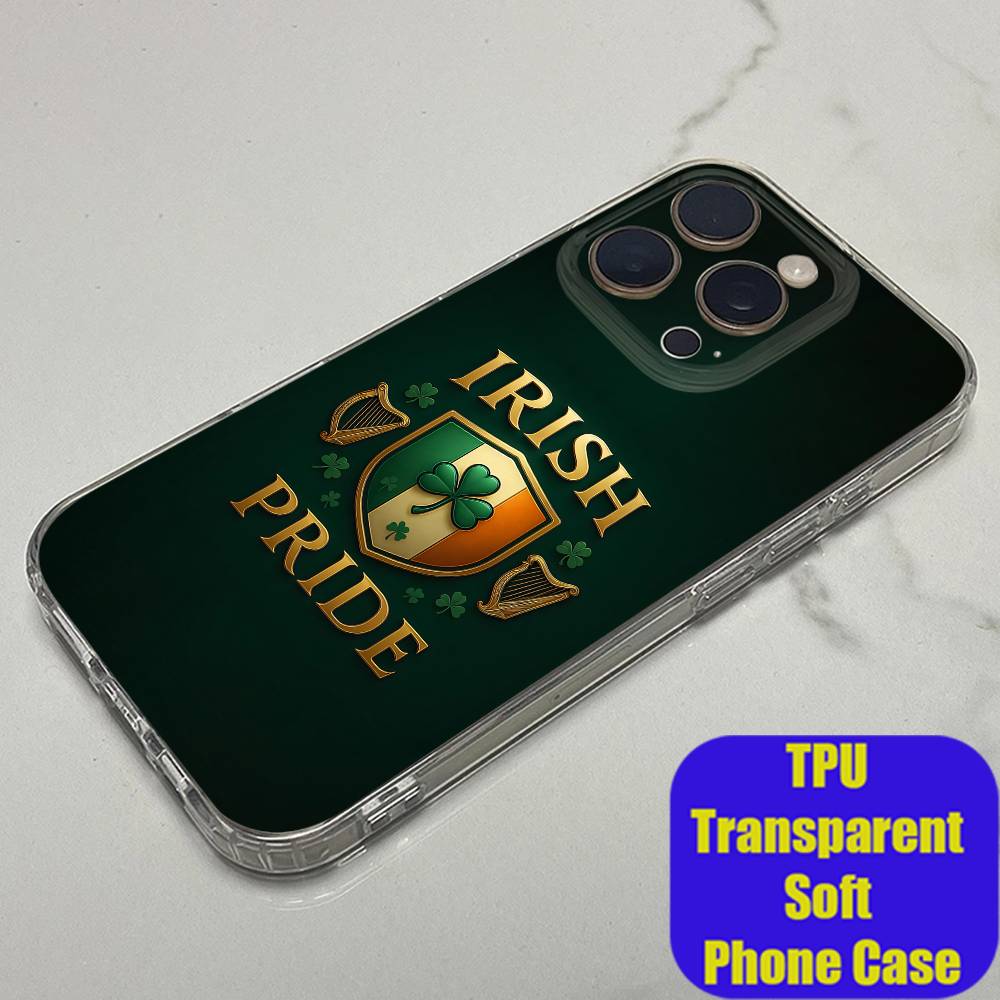 غطاء هاتف شفاف بتصميم علم أيرل - مراجعة Phone Cases Ireland وسعره