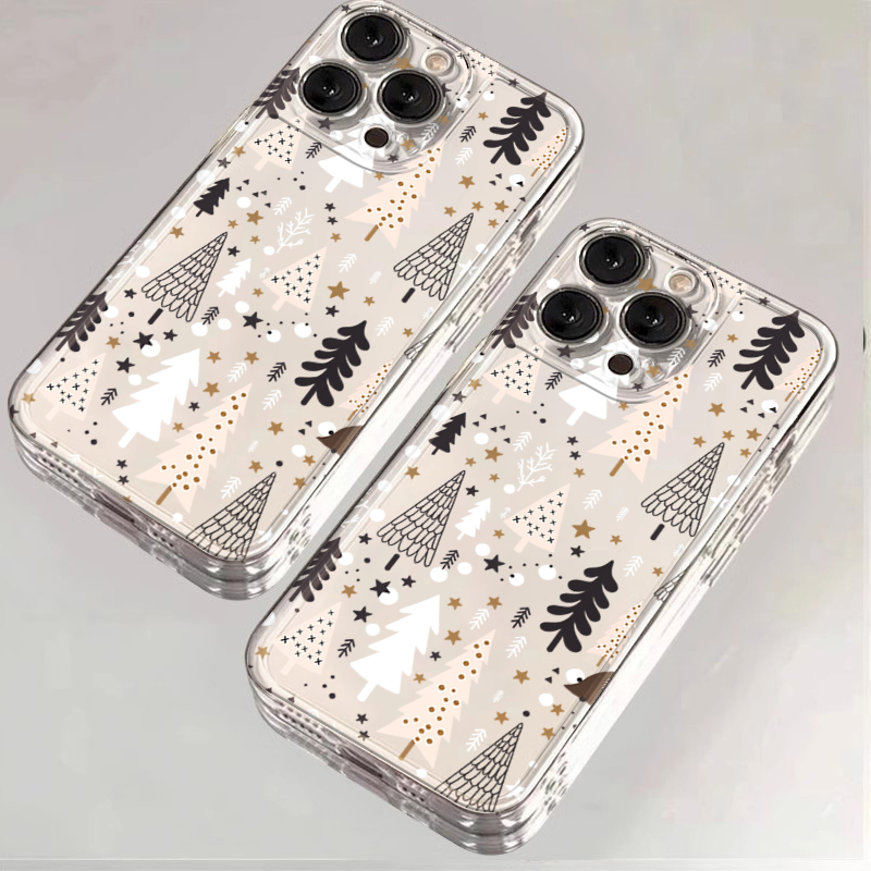 غطاء هاتف شفاف بتصميم شجرة عيد - مراجعة Phone Cases Xr Iphone وسعره