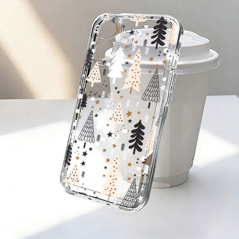 غطاء هاتف شفاف بتصميم شجرة عيد - مراجعة Phone Cases Xr Iphone وسعره