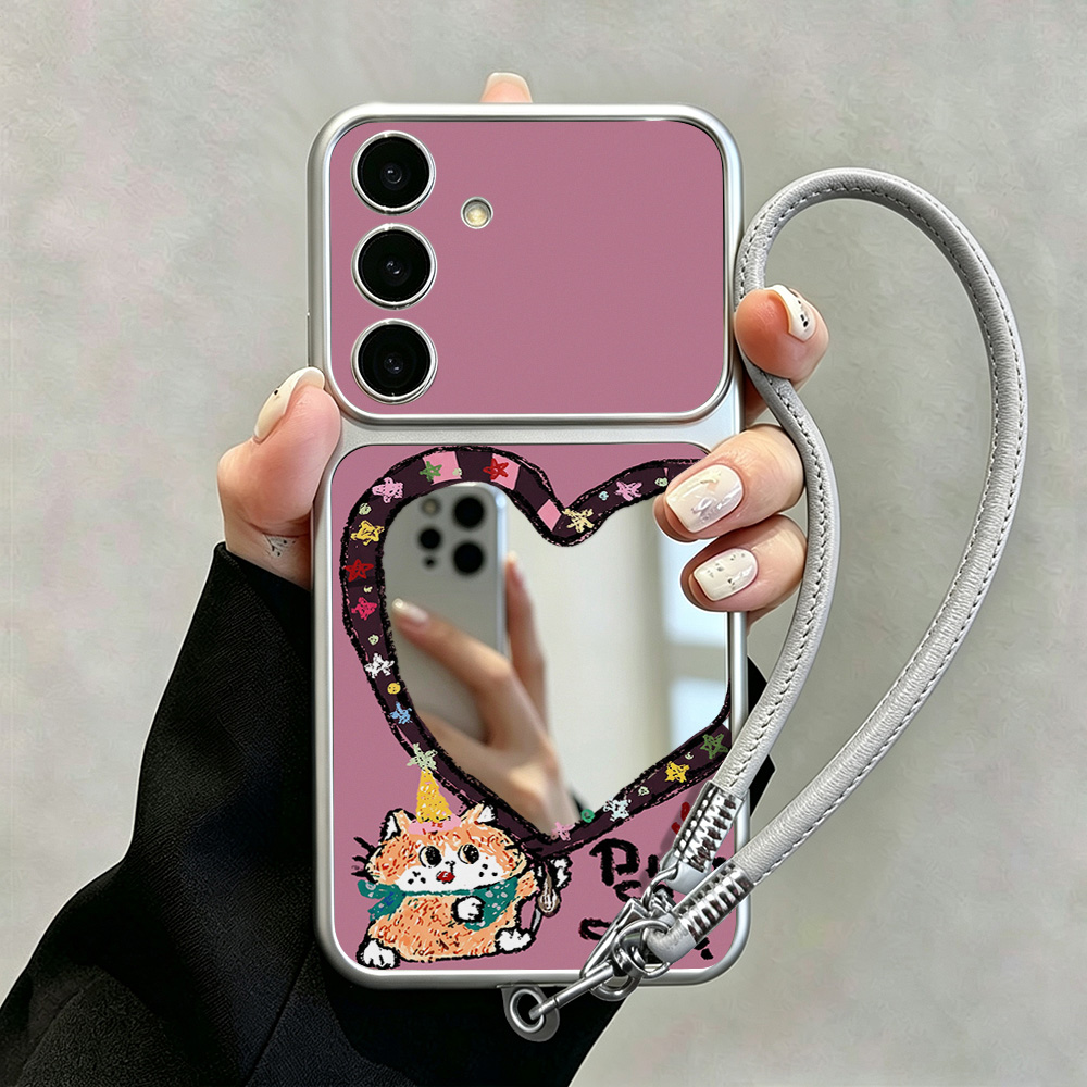 غطاء هاتف بمرآة لسامسونج A57 A - مراجعة Phone Cases Galaxy A16 5G وسعره