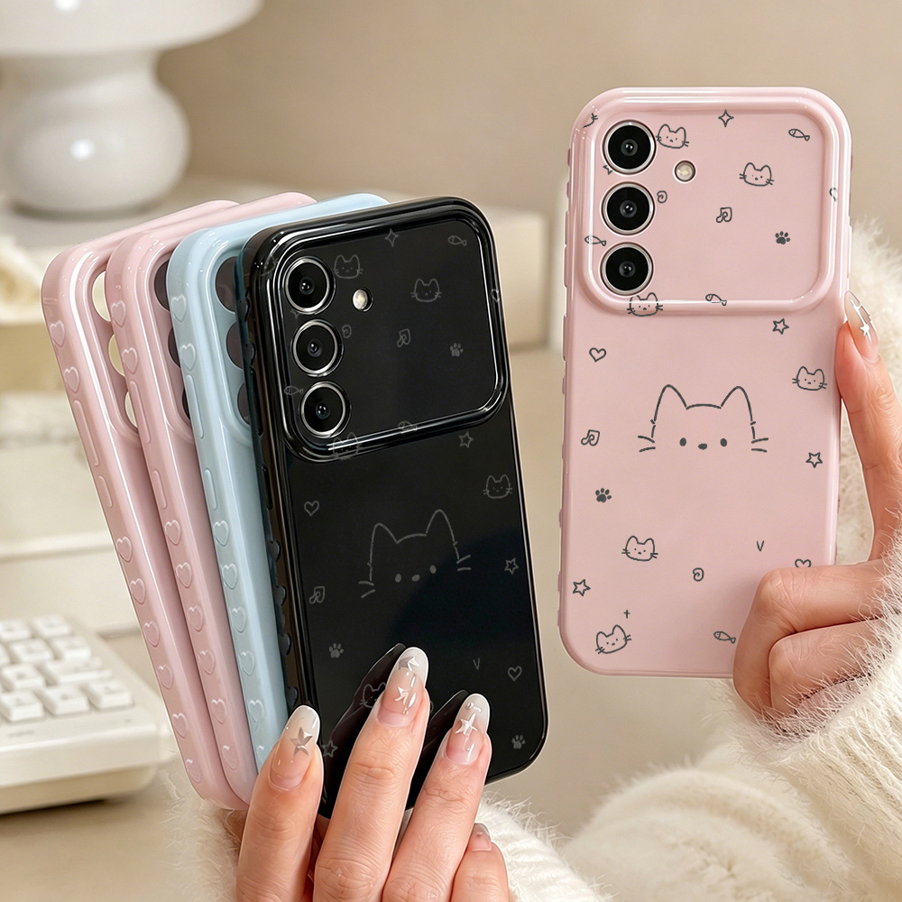 جراب هاتف بتصميم قطة لطيفة لهو - مراجعة Phone Cases Galaxy A16 5G وسعره